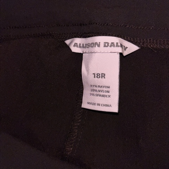 Allison Daley Dark Brown Chinos - Picture 4 of 6